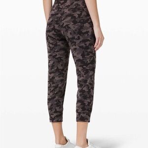Lululemon Ready To Rulu Jogger Heritage Camo Jacquard Black Lunar Rock Size 4
